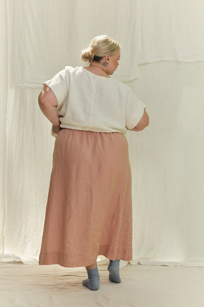 Bel Skirt in Lightweight Linen