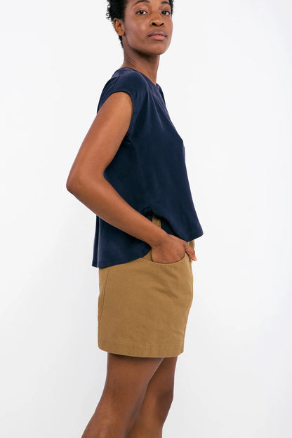 Josephine Shell in Silk Crepe