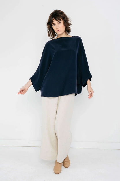 Artist Smock in Silk Crepe