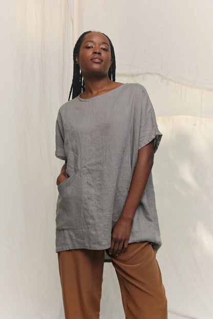 Harper Tunic in Lightweight Linen
