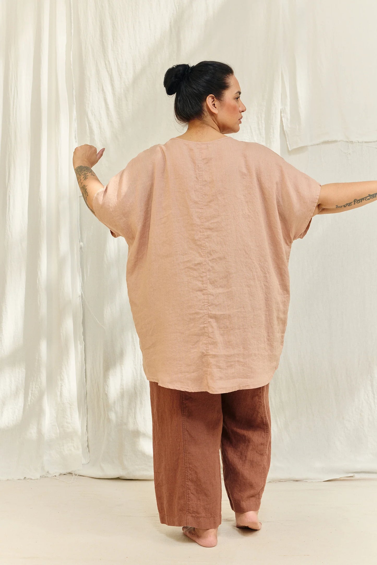 Harper Tunic in Lightweight Linen
