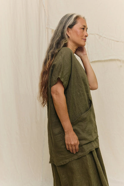 Harper Tunic in Lightweight Linen