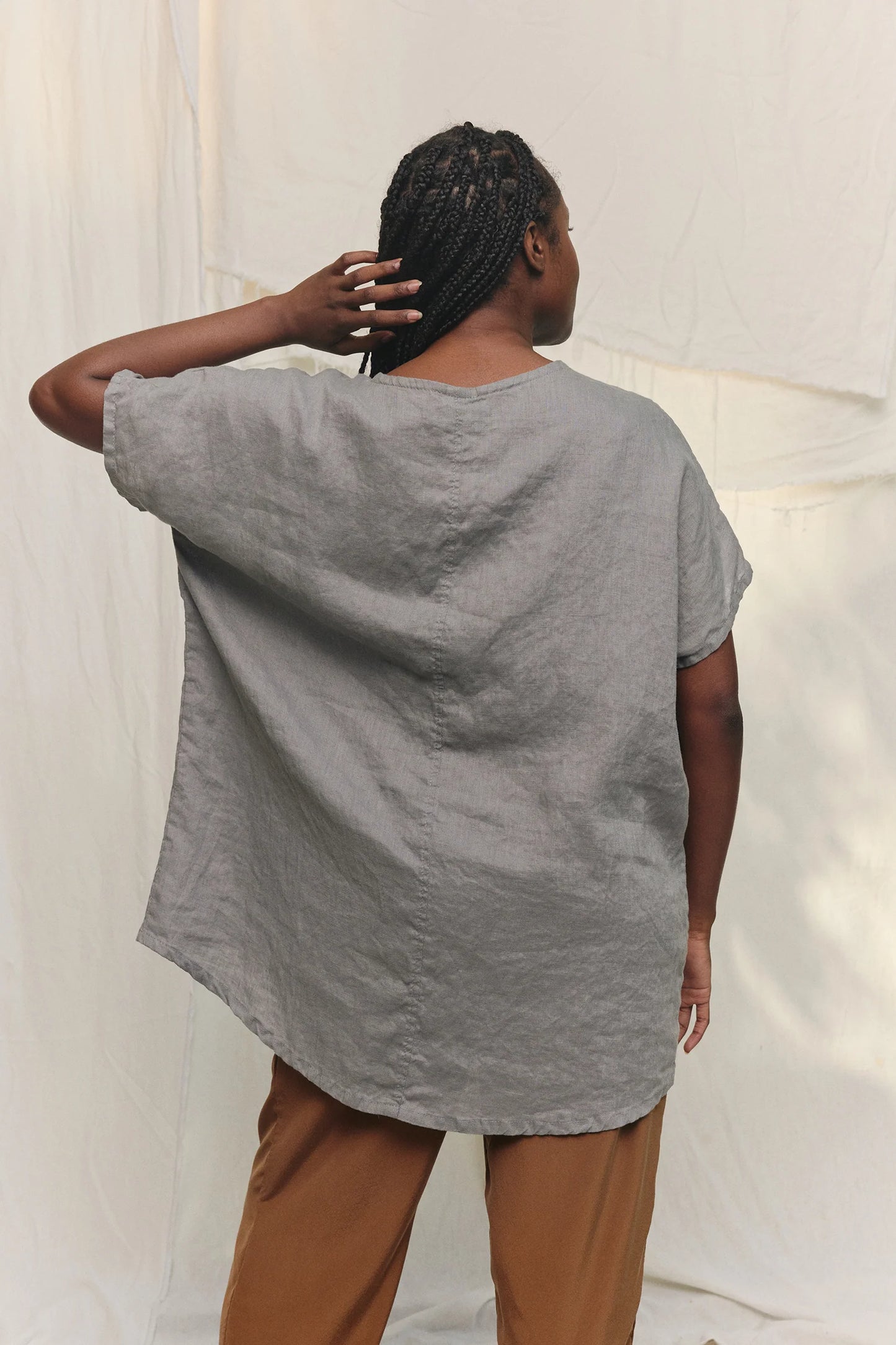 Harper Tunic in Lightweight Linen