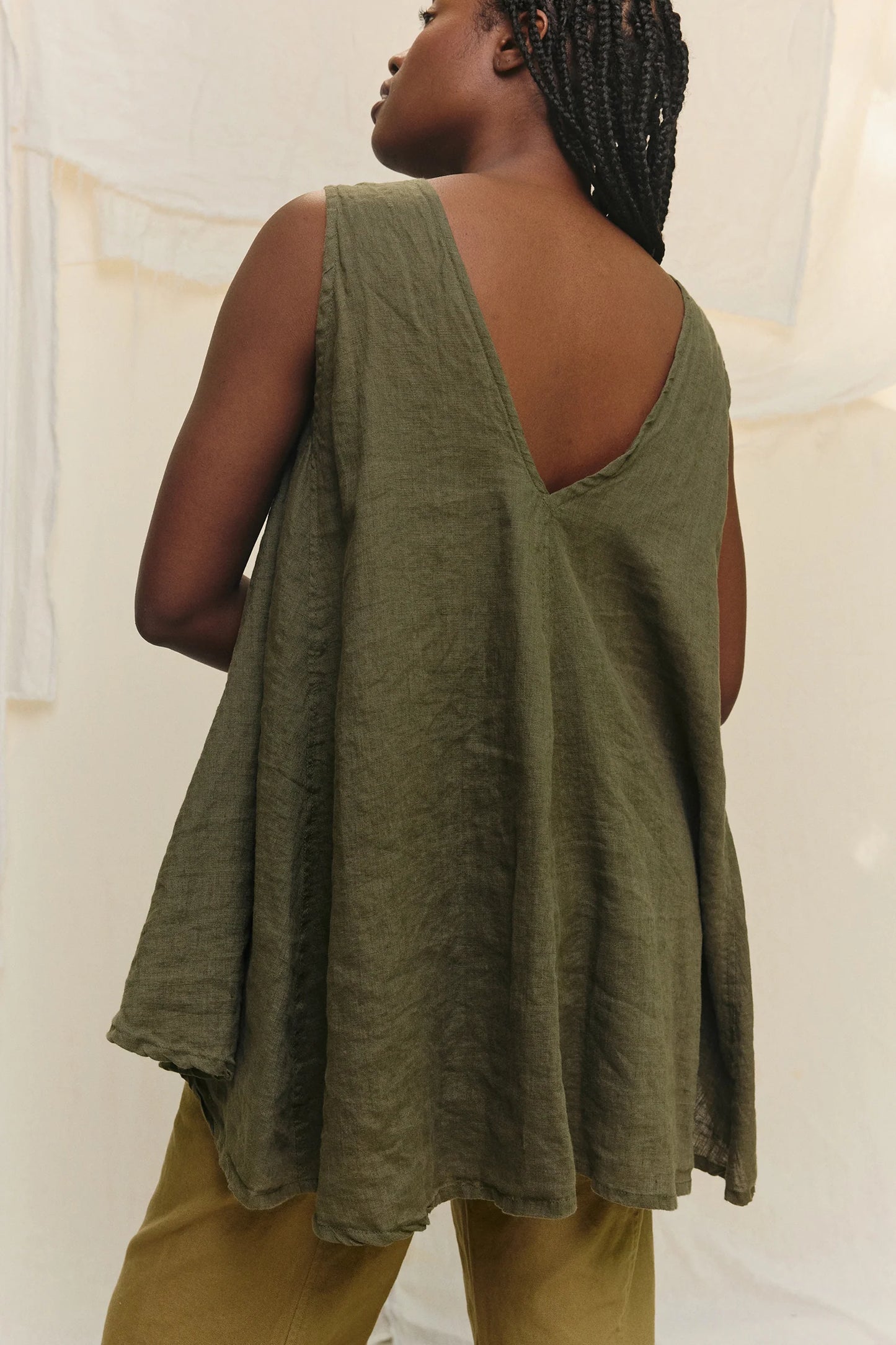Harlow Tunic in Lightweight Linen