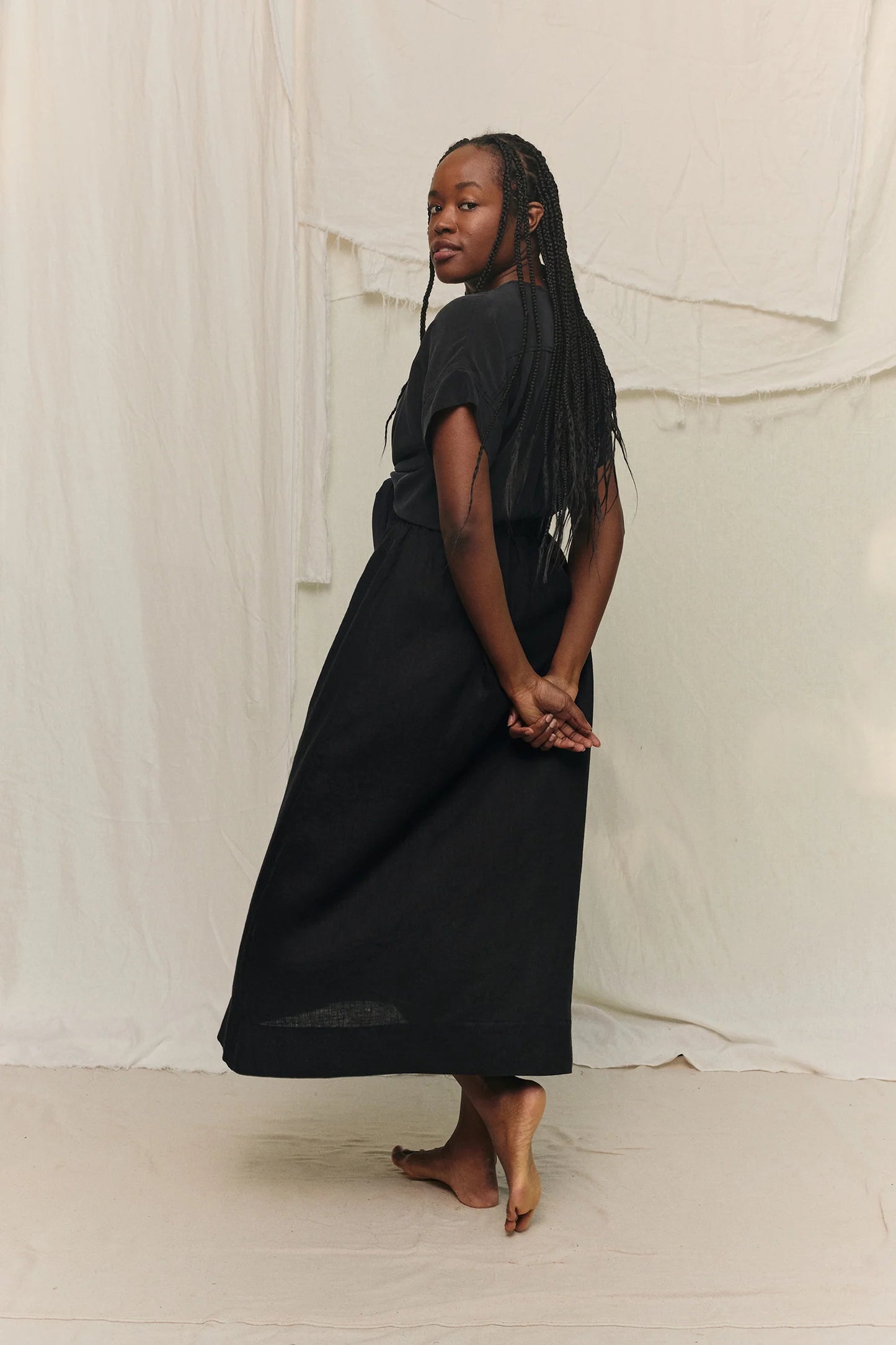 Bel Skirt in Lightweight Linen