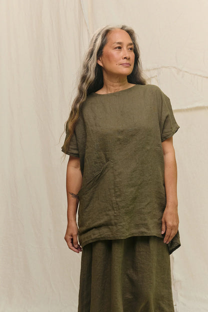 Harper Tunic in Lightweight Linen