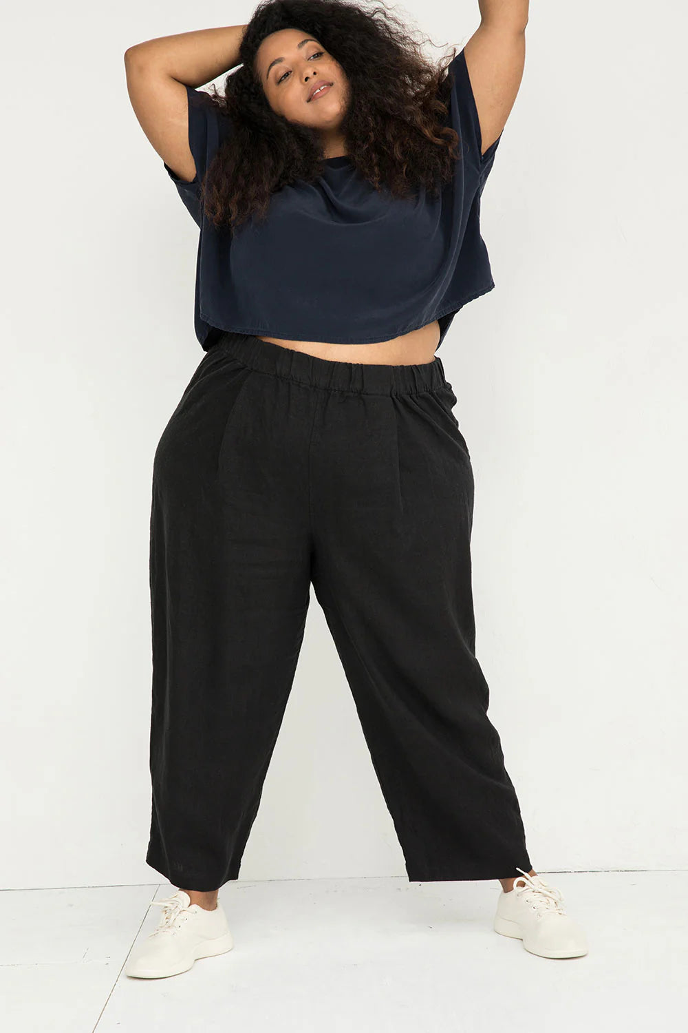 Linn Tee in Silk Crepe