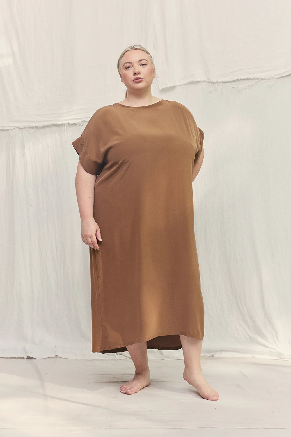 Georgia Midi in Silk Crepe