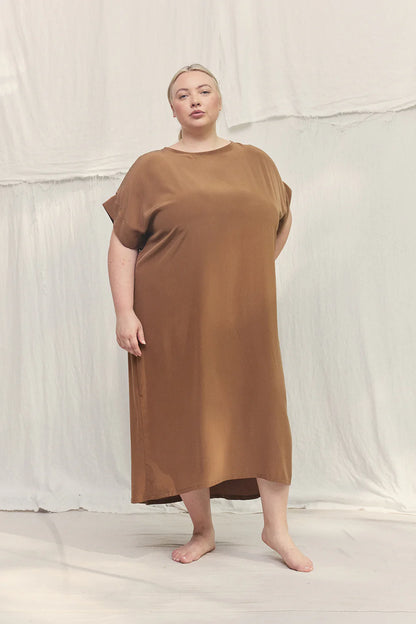 Georgia Midi in Silk Crepe
