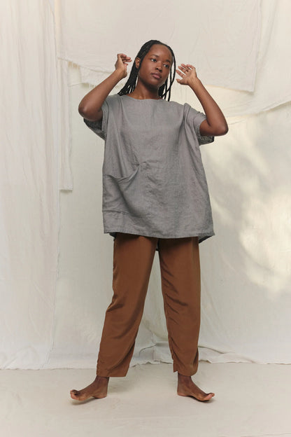 Harper Tunic in Lightweight Linen