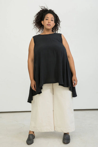 Harlow Tunic in Silk Crepe