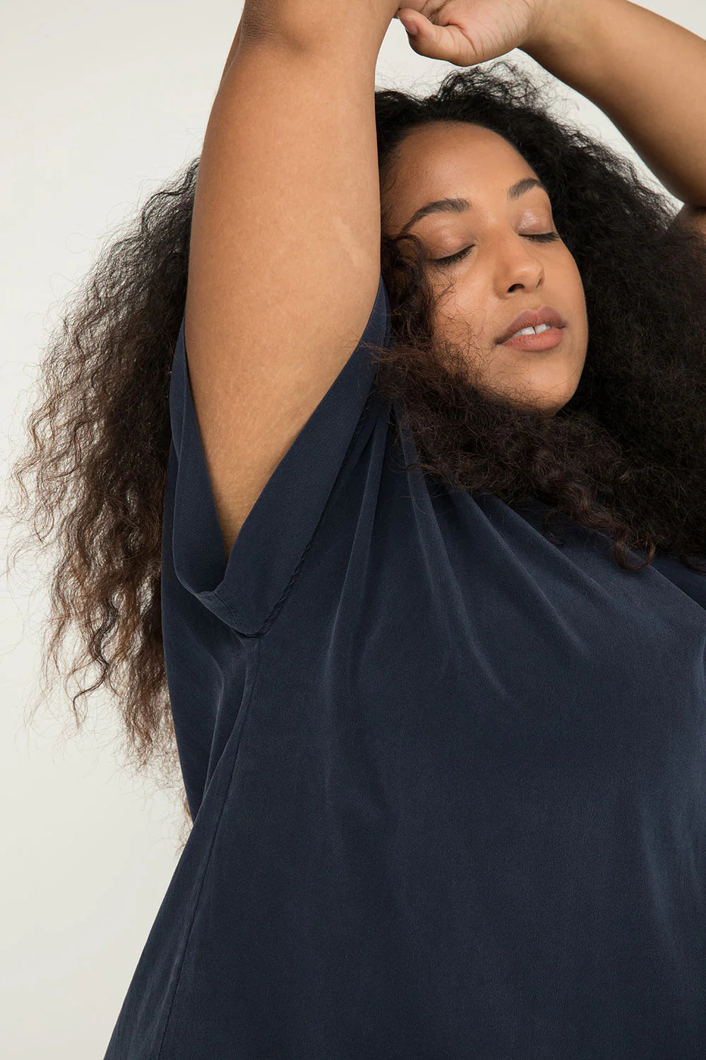 Georgia Dress in Silk Crepe