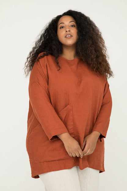 Old Midweight Linen | Terra