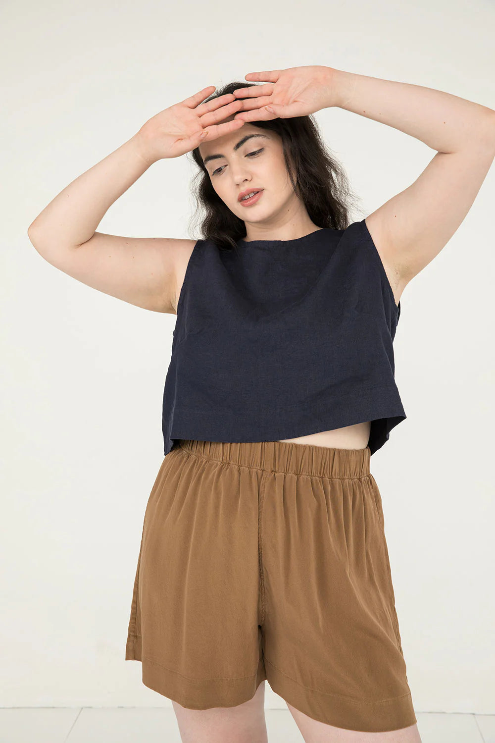 Florence Short in Silk Crepe