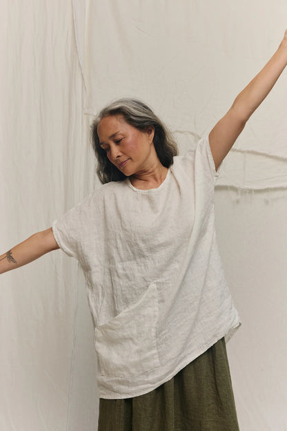 Harper Tunic in Lightweight Linen