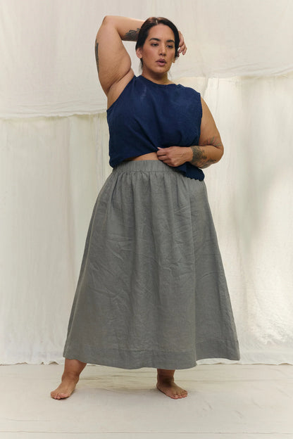 Bel Skirt in Lightweight Linen