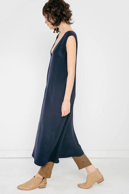 Marlena Midi in Silk Crepe