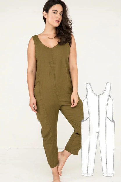 Clyde Jumpsuit Digital Sewing Pattern