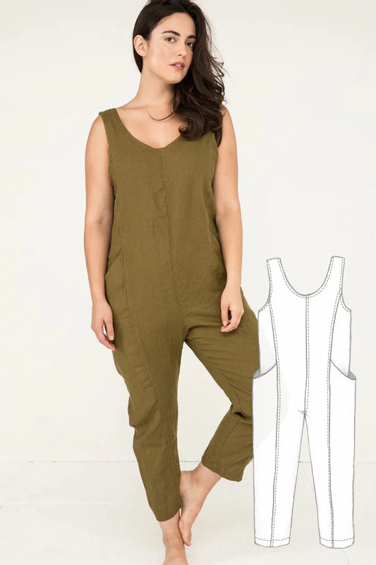 Clyde Jumpsuit Digital Sewing Pattern