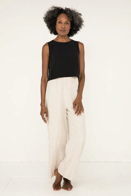 Petra Crop in Silk Crepe