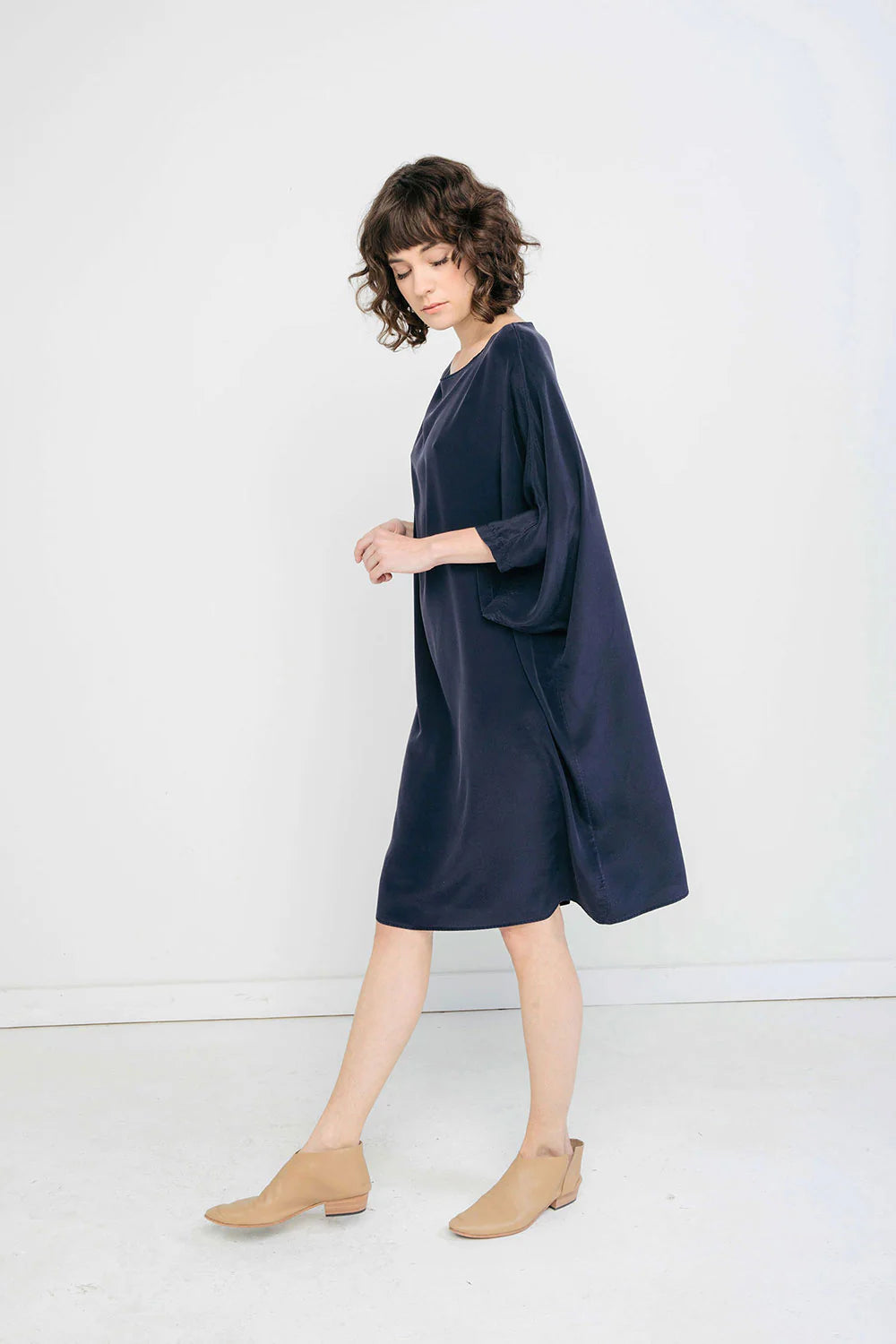 Artist Dress in Silk Crepe