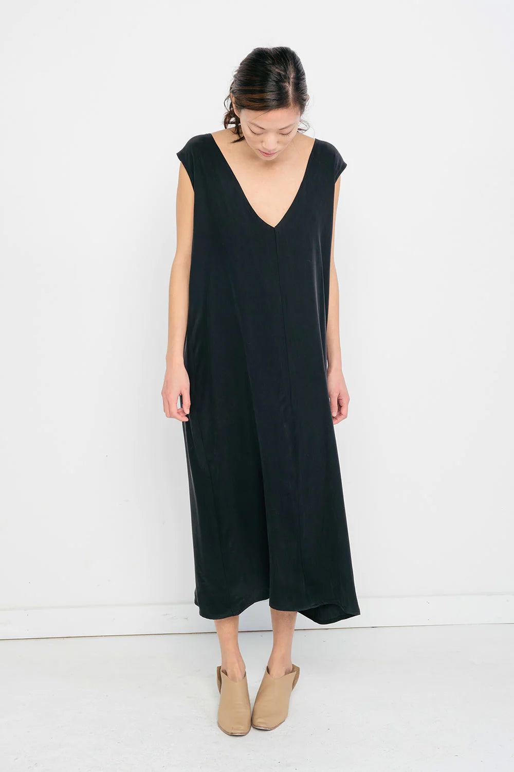 Marlena Midi in Silk Crepe