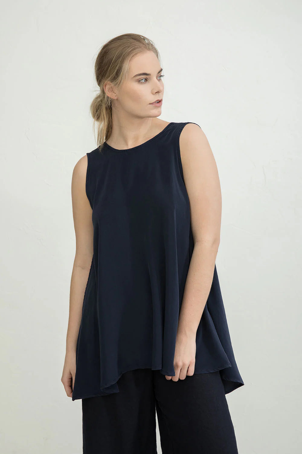 Harlow Tunic in Silk Crepe