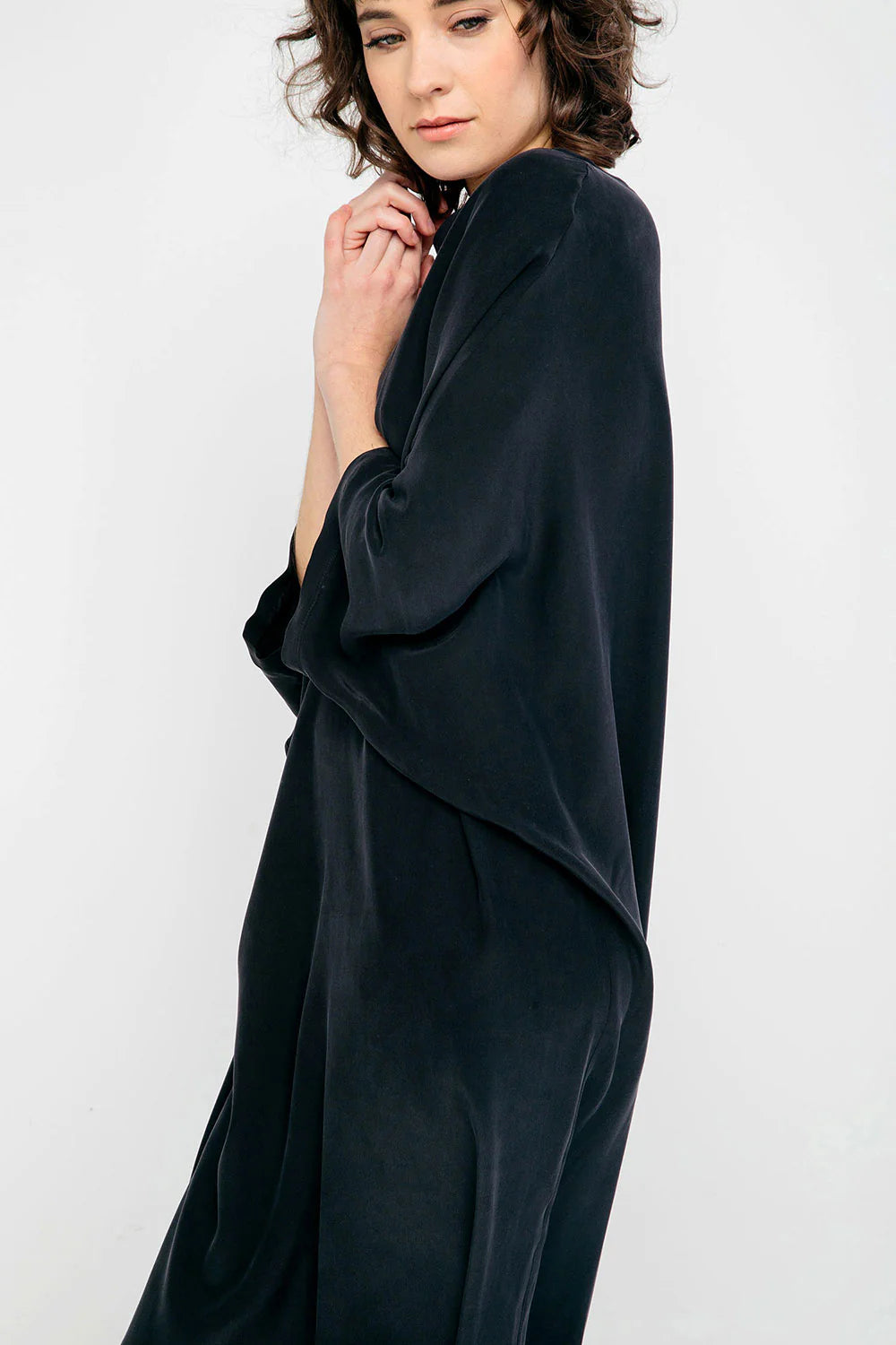 Artist Dress in Silk Crepe