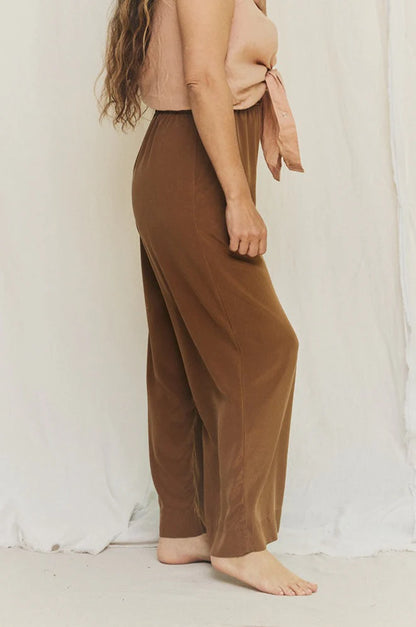 Florence Pant in Silk Crepe