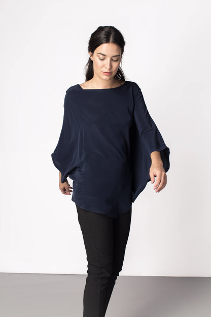 Artist Smock in Silk Crepe