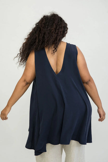 Harlow Tunic in Silk Crepe