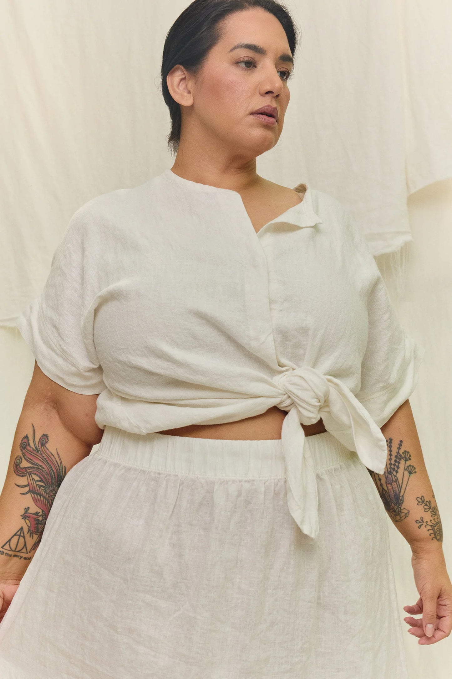 Bel Skirt in Lightweight Linen