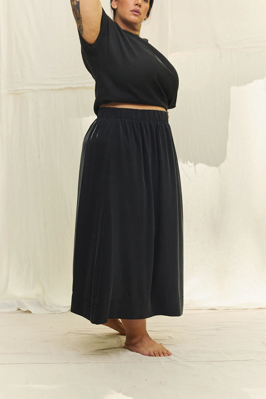 Bel Skirt in Silk Crepe