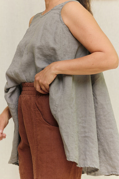 Harlow Tunic in Lightweight Linen