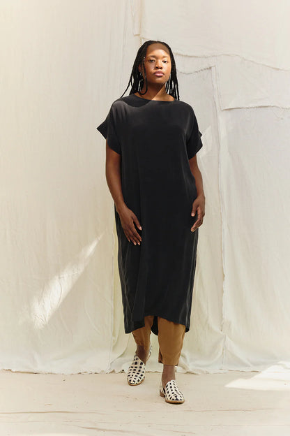 Georgia Midi in Silk Crepe