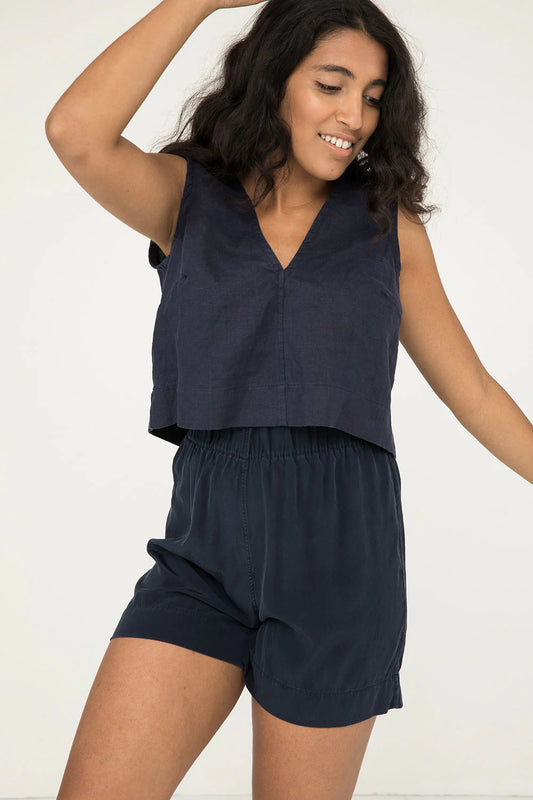 Florence Short in Silk Crepe