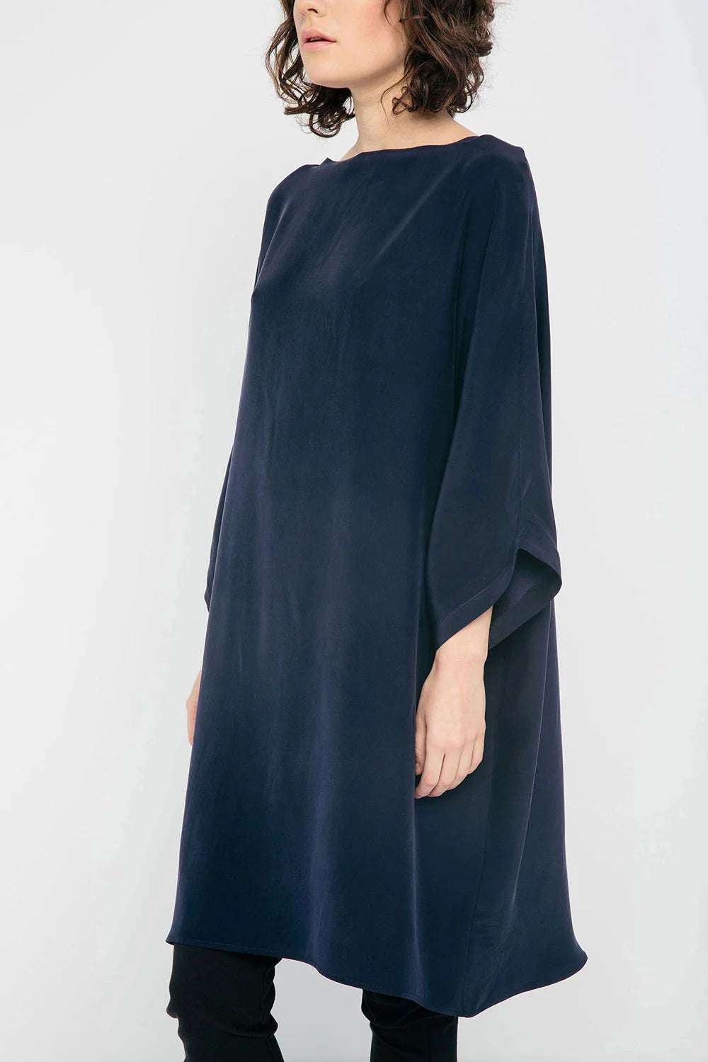Artist Dress in Silk Crepe