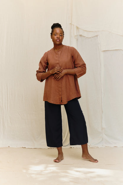 Florence Pant in Silk Crepe